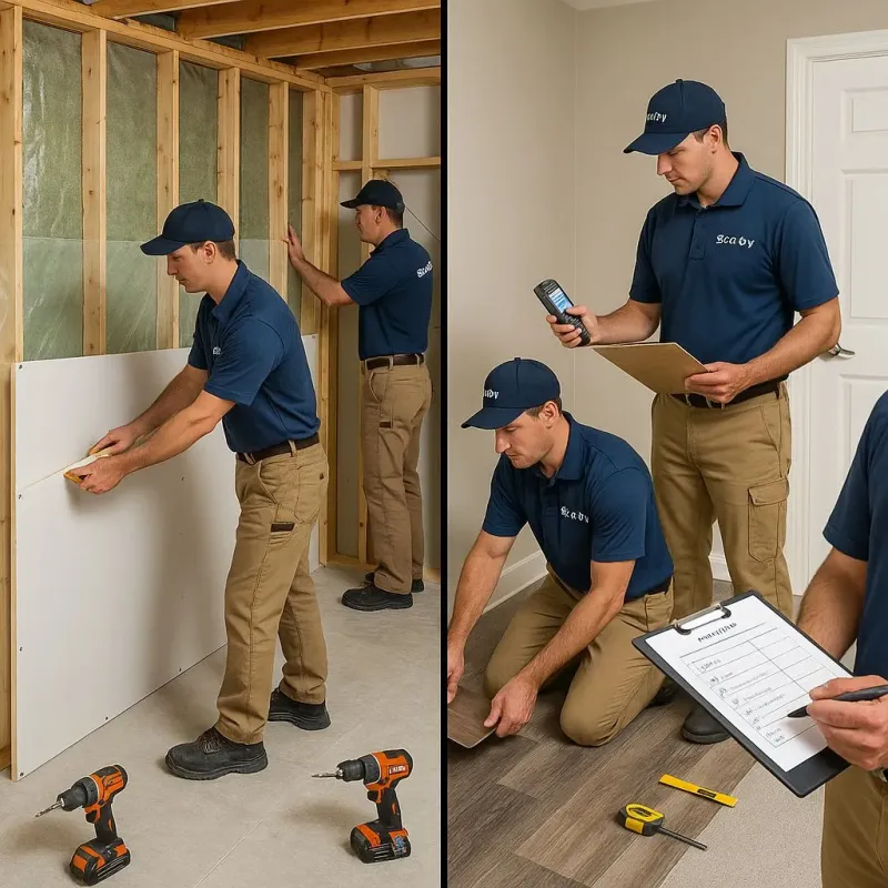 Repairs and Reconstruction process in Rice Lake, WI